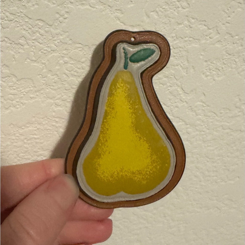 Coach Pear Key Chain